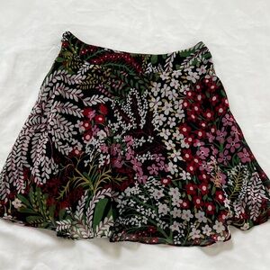 Urban Outfitters Floral Mini Skirt SIZE M